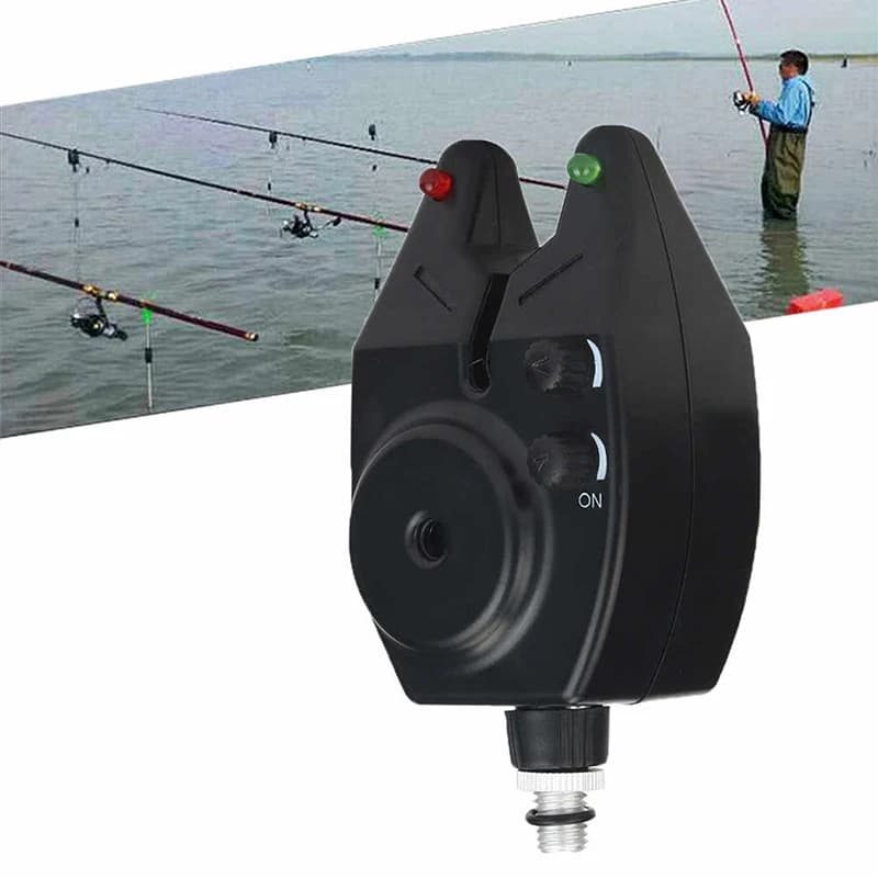 Alarme de touche portable pêche équipement LED indicateur lumineux rappel morsure poisson détecteur