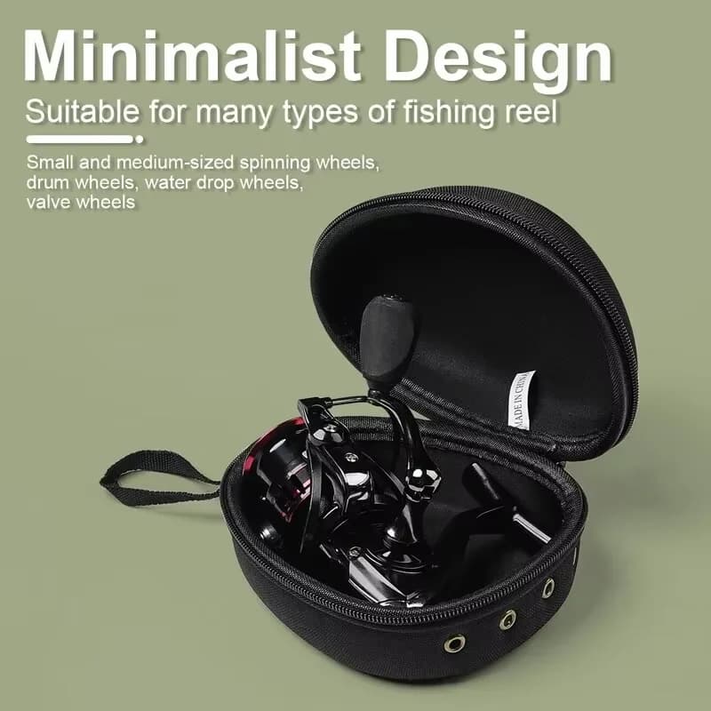 Étui de protection EVA portable pour moulinet de pêche tambour spinning et raft