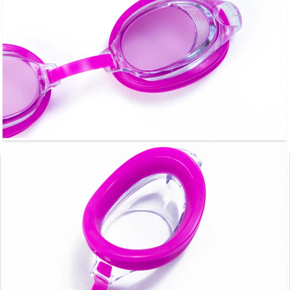 Lunettes de natation enfants anti-buée avec bouchons d'oreilles pour pêche en famille