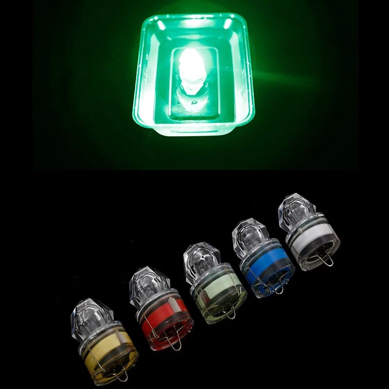 10 LED pour leurres pêche profonde lumières attirantes nuit équipement sous-marin pêche maritime