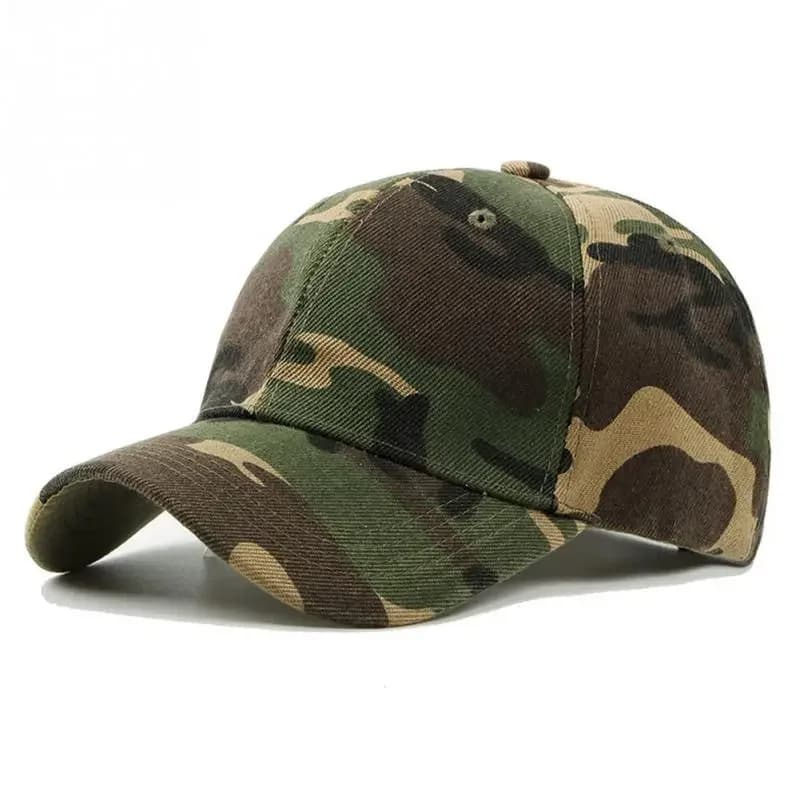 Casquette baseball camouflage été pêche randonnée - Protection UV ajustable chasse activités jungle