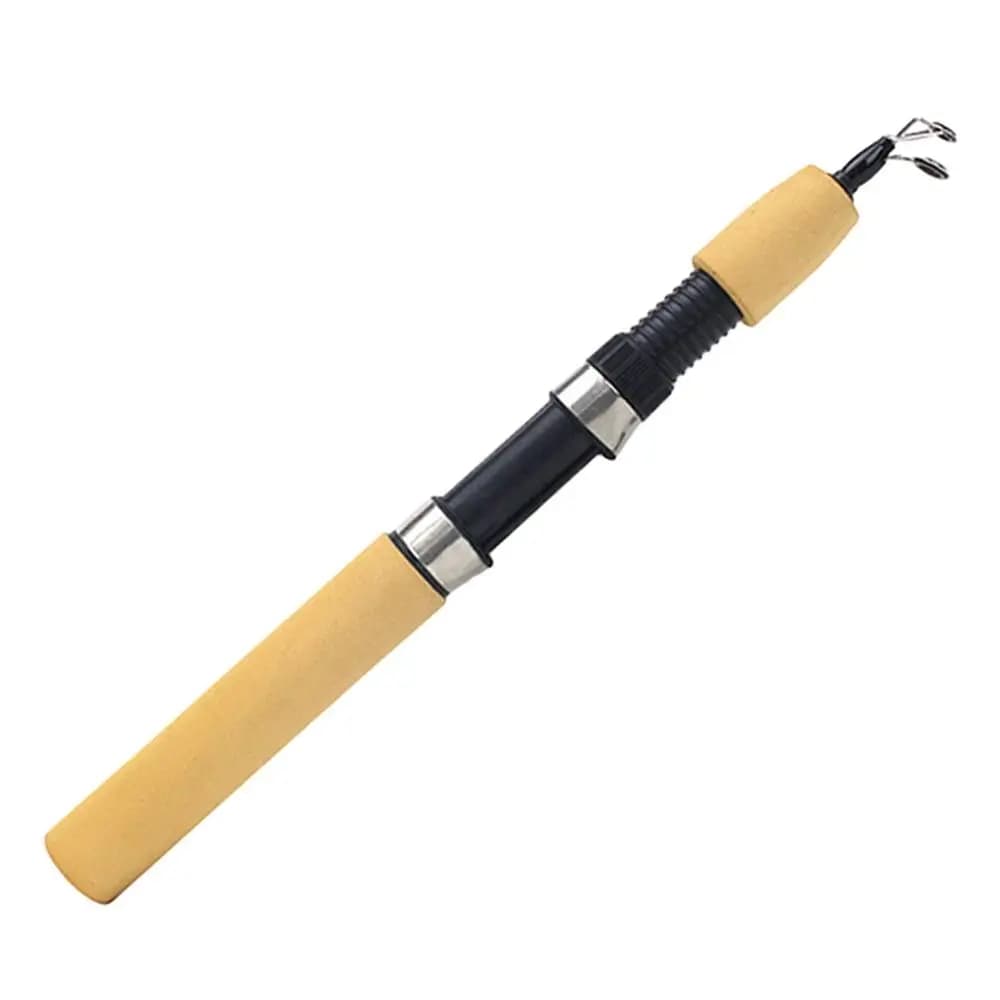 Canne à pêche sur glace télescopique 60cm 80cm 1m, canne pen rod portable pour pêche hivernale spinning en étang