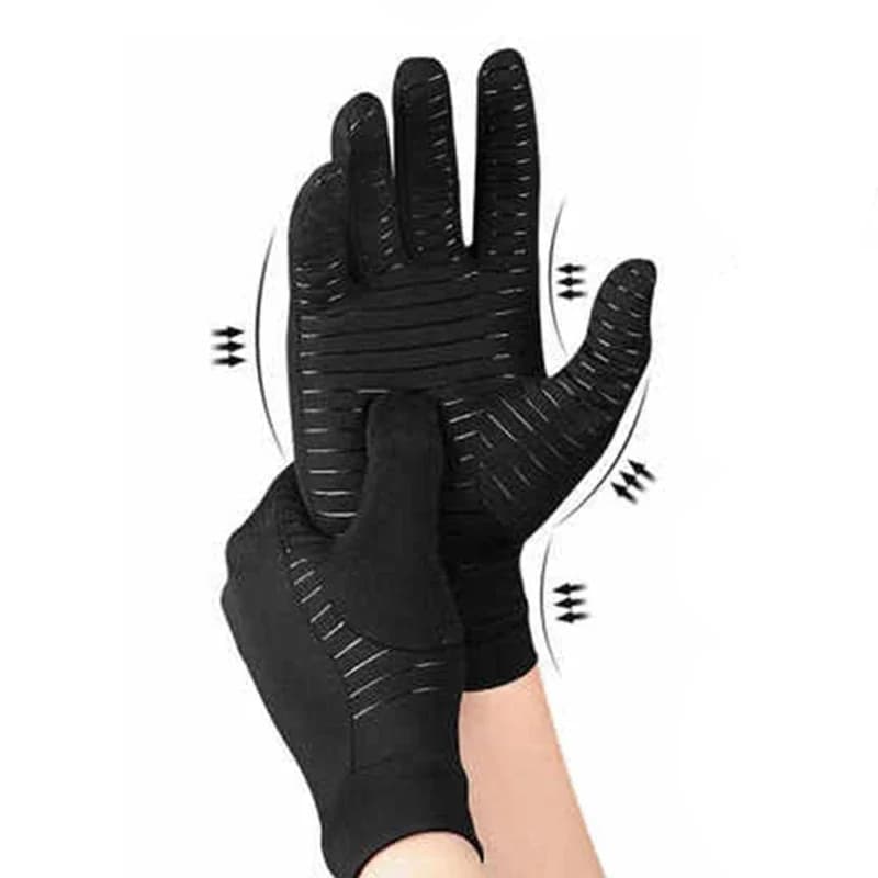 Gants compression cuivre arthrite pêche - Soutien poignet douleurs articulaires anti-dérapant unisexe