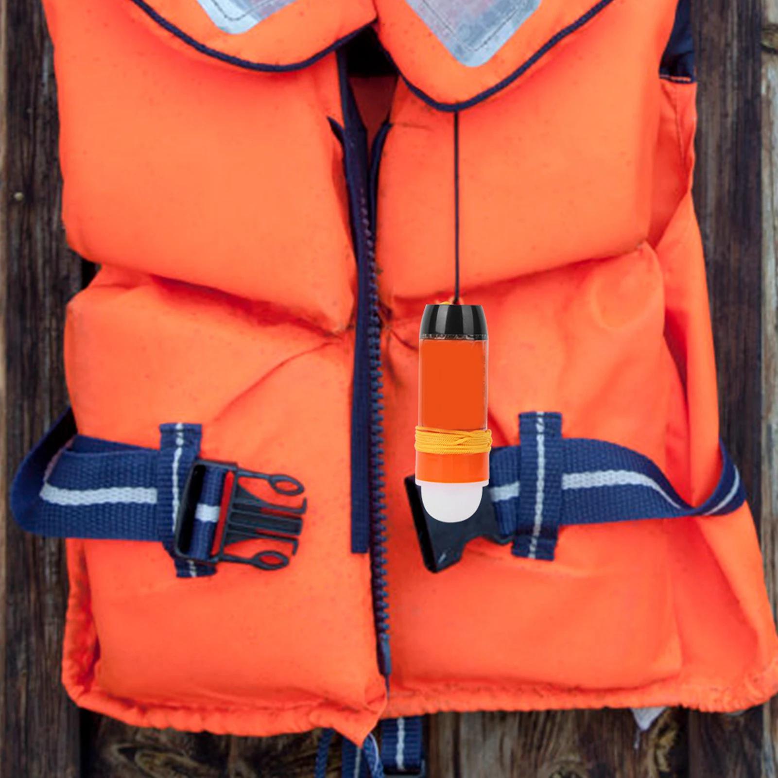 Lampe gilet de sauvetage léger étanche pour kayak dérive pêche sécurité nocturne marine