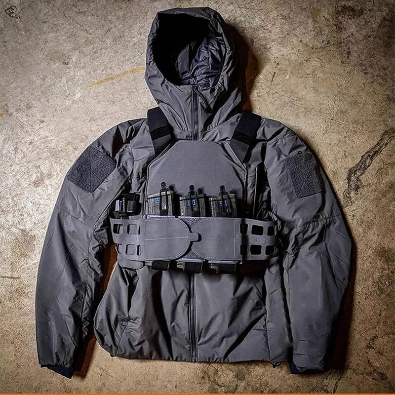 Veste tactique homme imperméable et coupe-vent Lea 2 - Vêtement d'extérieur chaud pour pêche hivernale