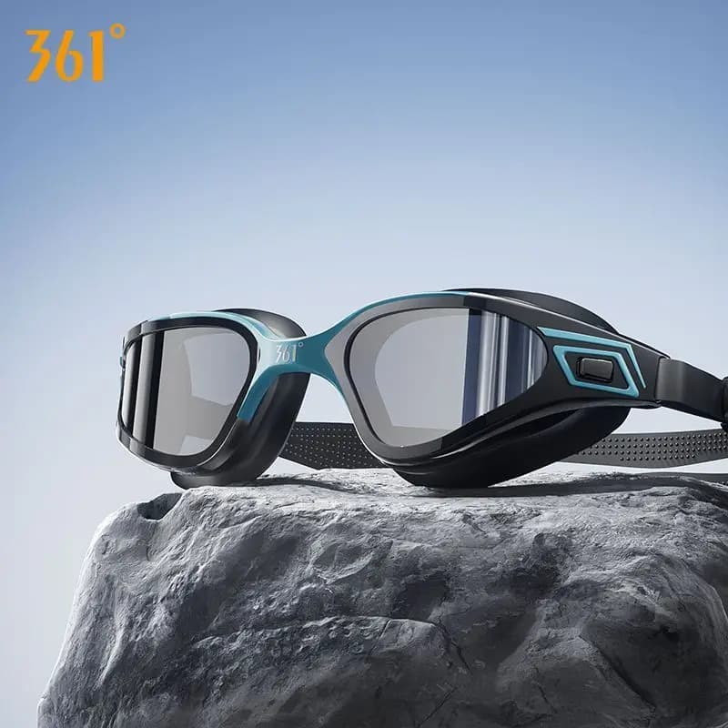 Lunettes de natation 361 waterproof anti-buée HD pour hommes adultes cadre moyen professionnel