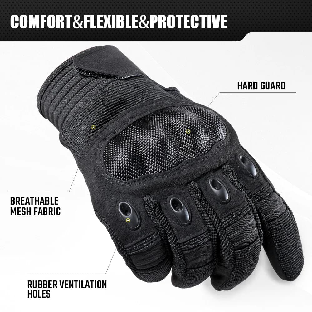 Gants tactiques écran tactile sports extérieur vélo randonnée pêche chasse coque dure anti-dérapage