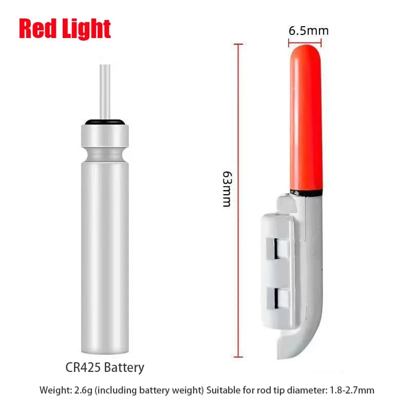 Bâton lumineux LED pour canne à pêche nocturne - Flotteur lumineux étanche pour pêche de nuit et rock fishing