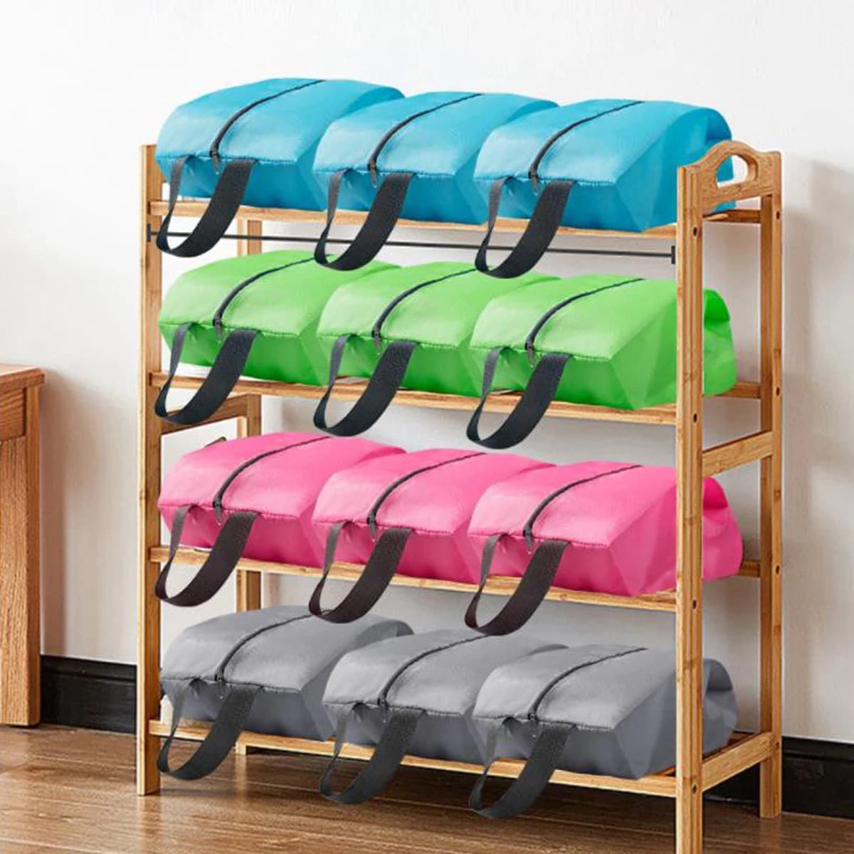 Sacs de rangement chaussures étanches pêche voyage - Pochettes nylon robustes avec fermeture éclair