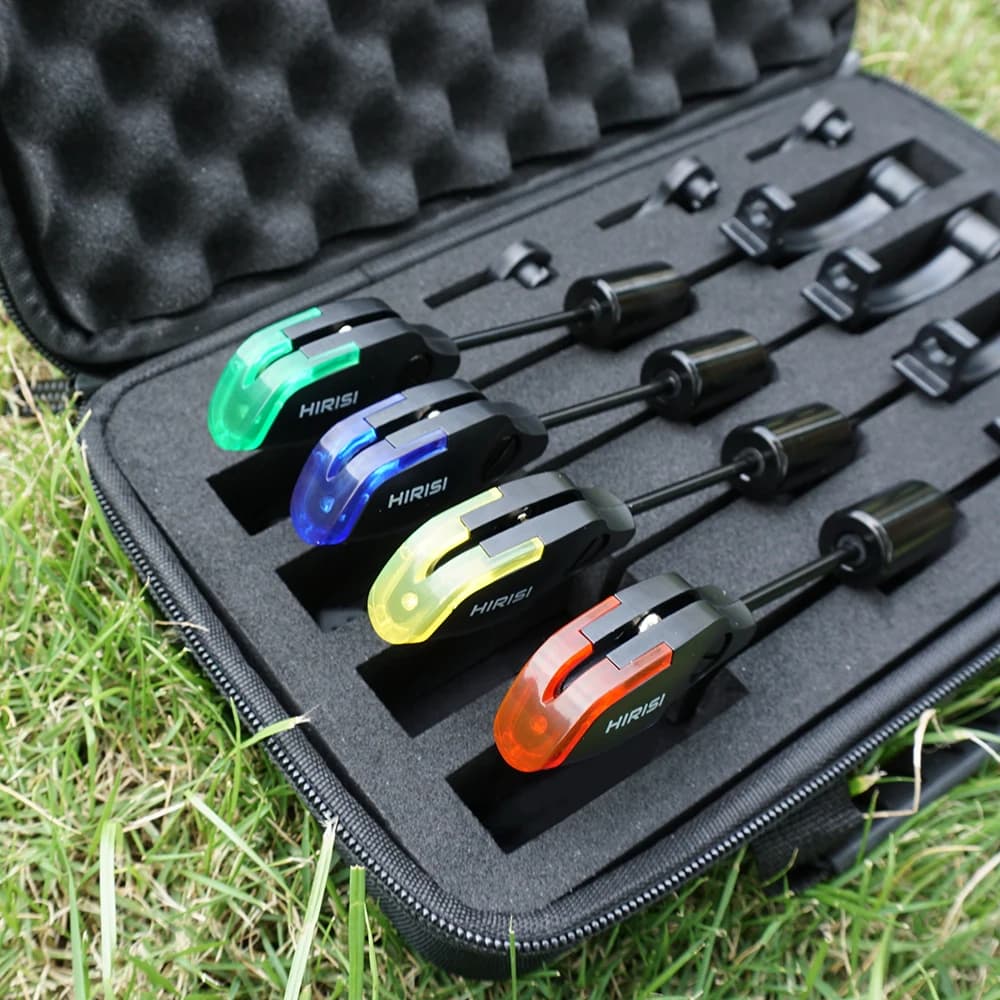 Base amovible B2013 pour alarmes de pêche Hirisi - Support réglable pour indicateurs et swingers carpe