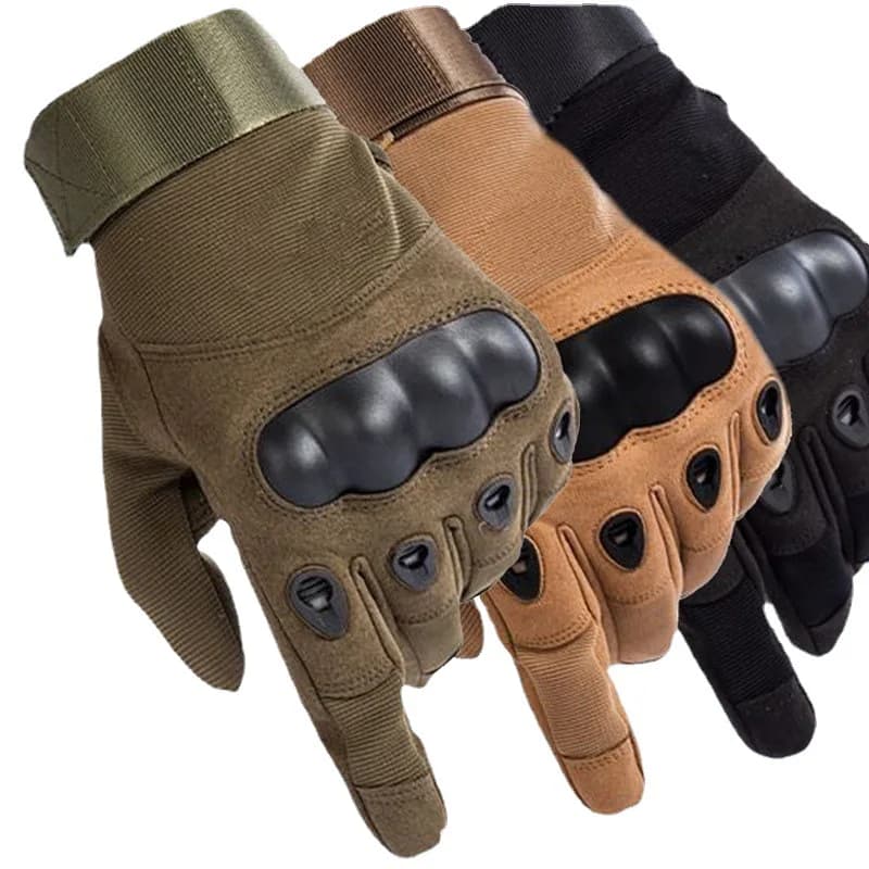 Gants tactiques militaires sans doigts DT134 pour pêche au lancer et sports outdoor résistants aux coupures