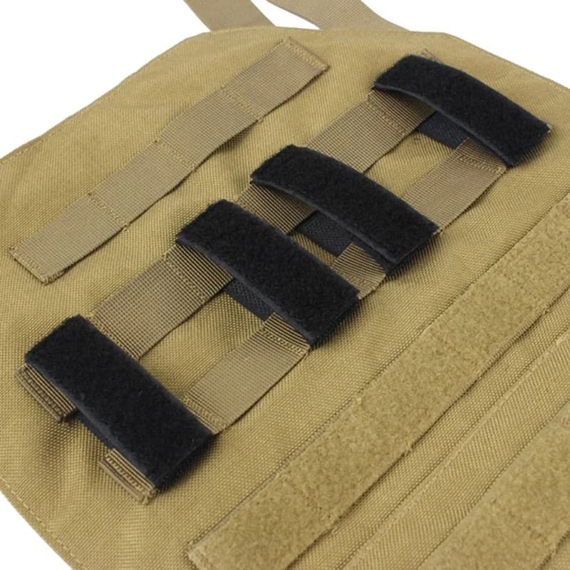 Adaptateur MOLLE pour patchs pêche tactique - Bandes convertisseuses Hook&Loop fixation facile