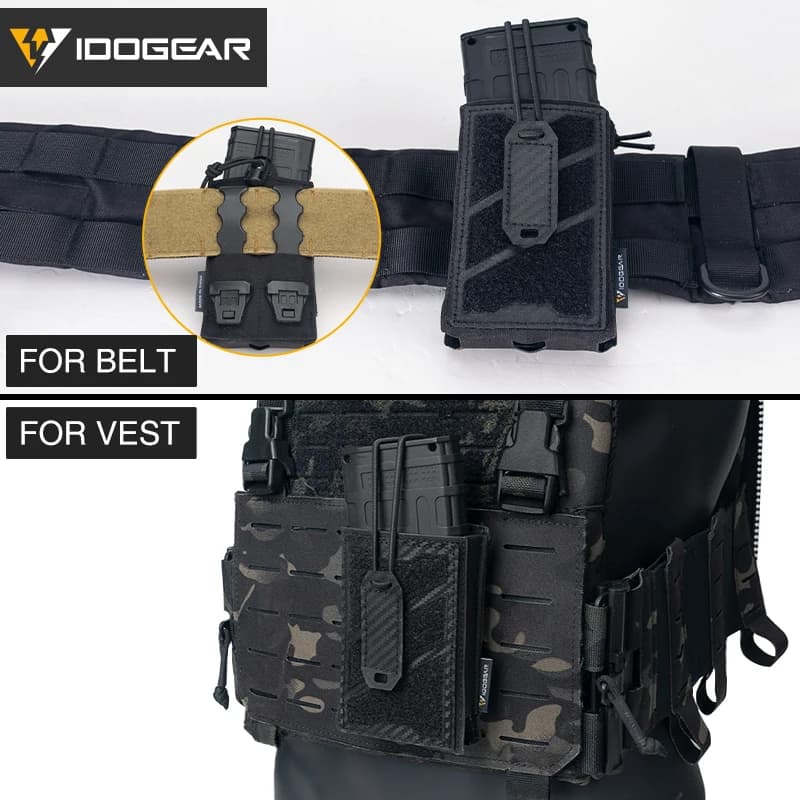 Étui téléphone tactique IDOGEAR TGS 5.56 - Pochette MOLLE universelle camouflage 3588 pour pêche