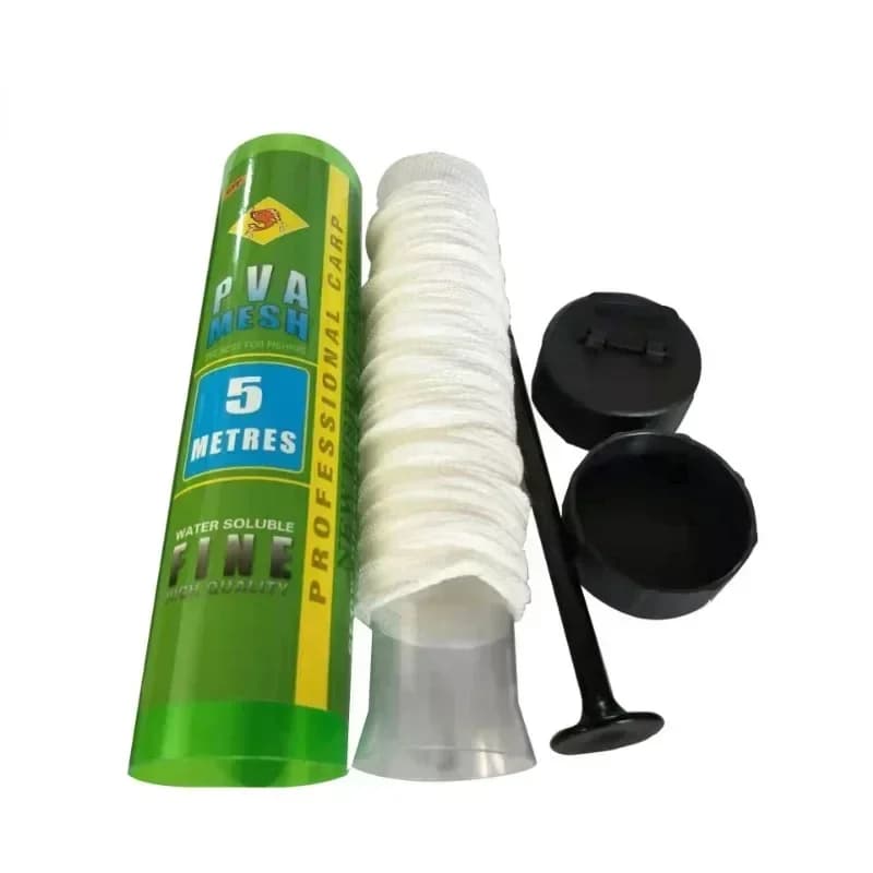 Tube PVA soluble 5m pour amorçage carpe - Filet étroit amorces appâts pêche à la carpe