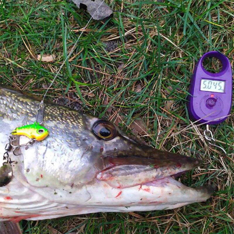 Kit de leurres de pêche 5 pièces métal VIB, leurres plombés spinner et cuillères pour carnassiers