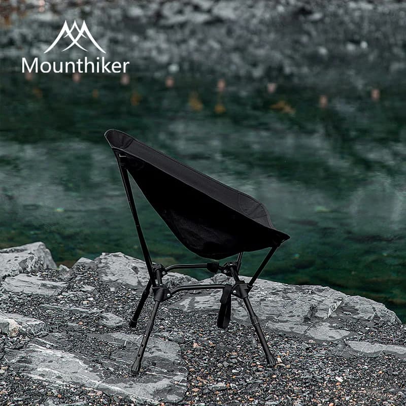 Chaise pliante détachable Mountainhiker 1.2kg - Fauteuil lune ultraléger pour pêche plage et rivière