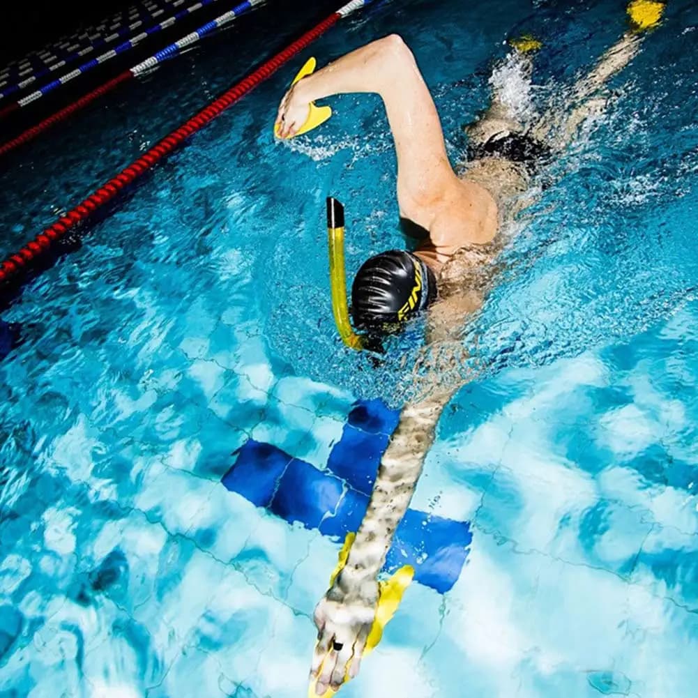 Tuyau de respiration snorkeling en silicone ajustable - Accessoire plongée et natation parfaitement positionné