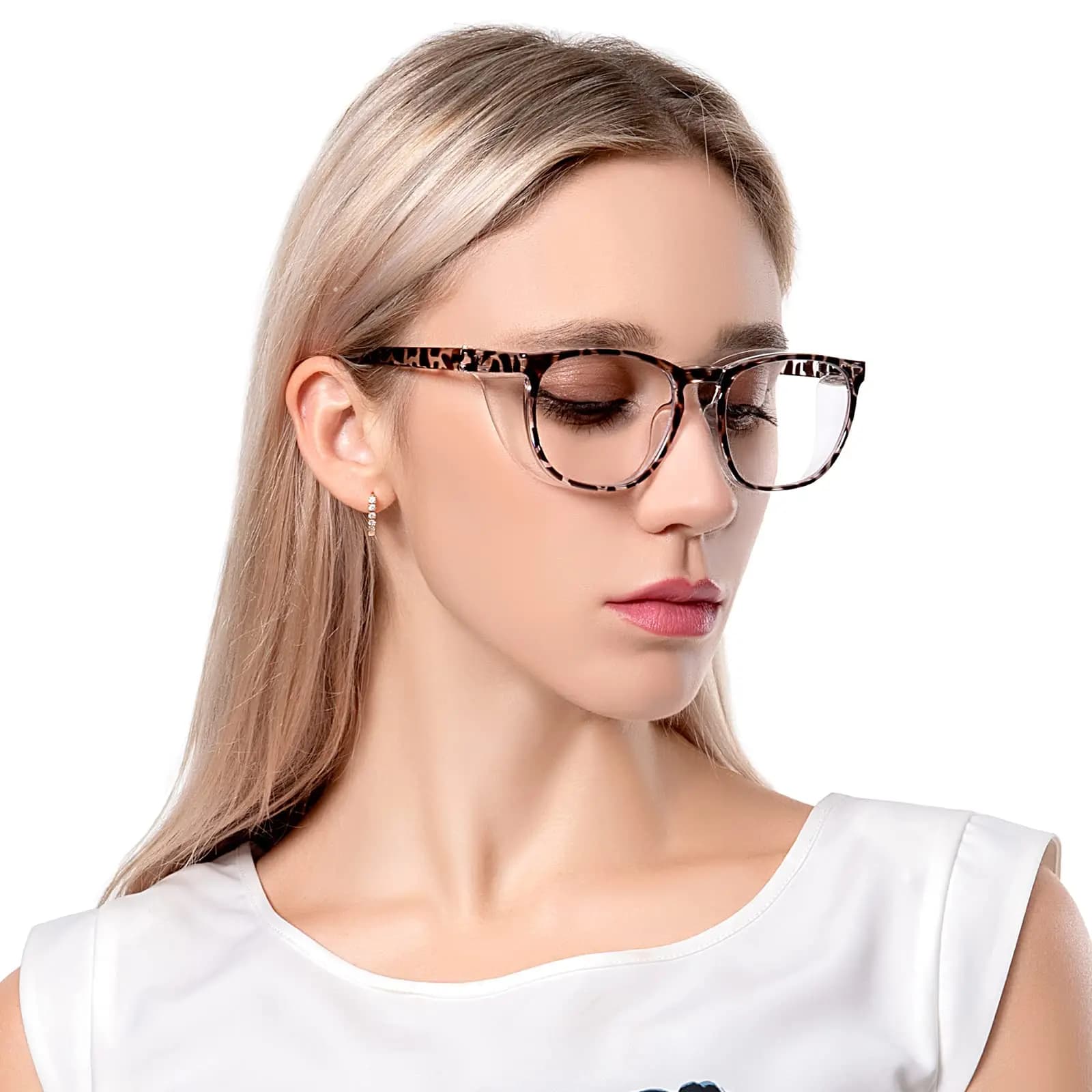 Lunettes de protection transparentes anti-rayures anti-buée femmes hommes infirmières travail