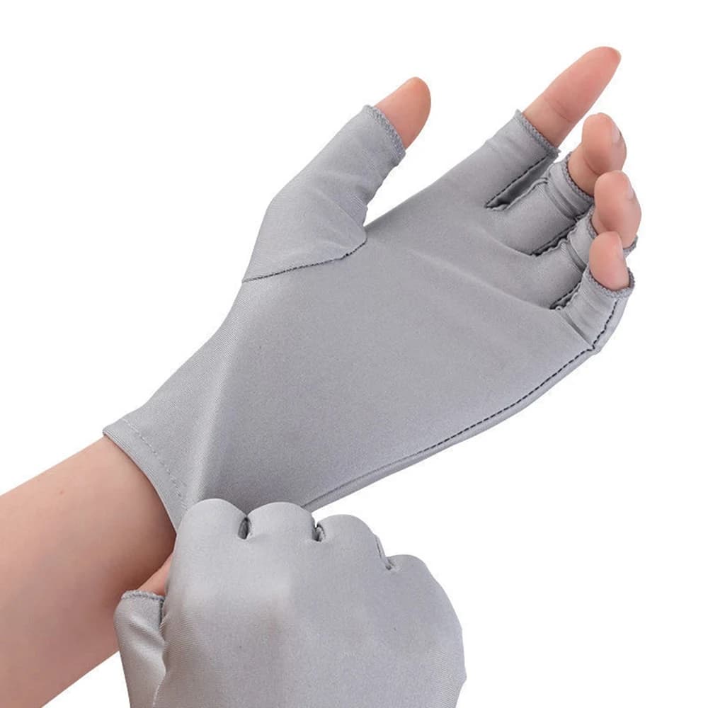 Gants demi-doigts été pêche conduite légers respirants anti-UV protection solaire doigts libres