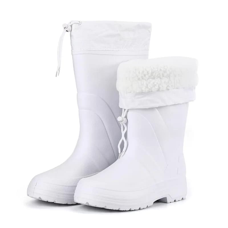 Chaussures de pluie EVA homme haute qualité 2026 - Bottes neige plateforme pêche antidérapantes
