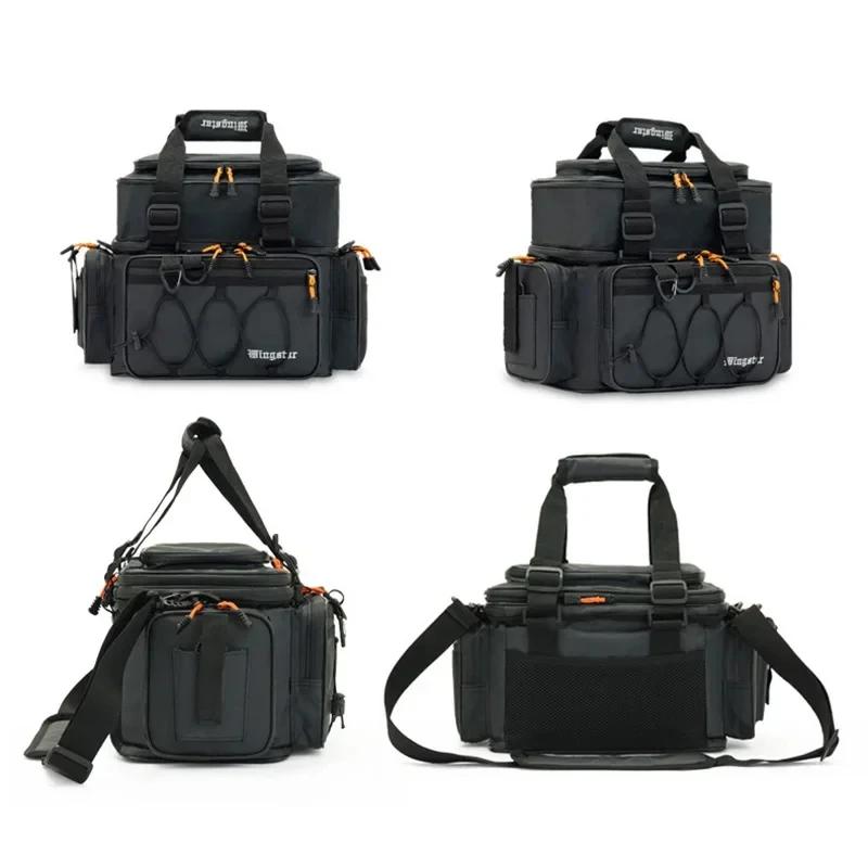 Sac à dos pêche étanche multifonction avec kit d'outils pour camping et activités outdoor