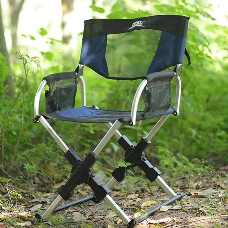 Fauteuil pliant BRS-D3A pêche camping plage - Chaise portable aluminium léger avec sacoche