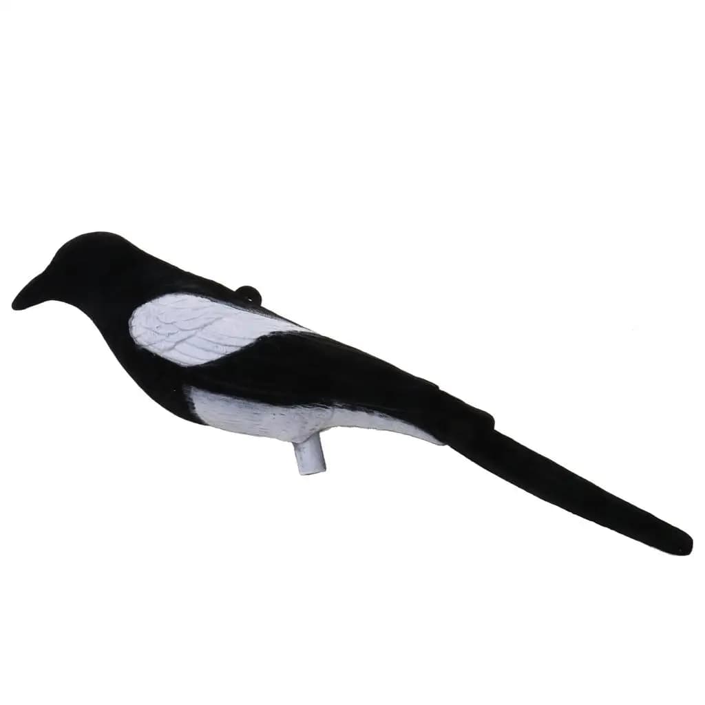Leurre corporel pie entièrement emplumé pour piège Larsen - Accessoire de chasse et jardin