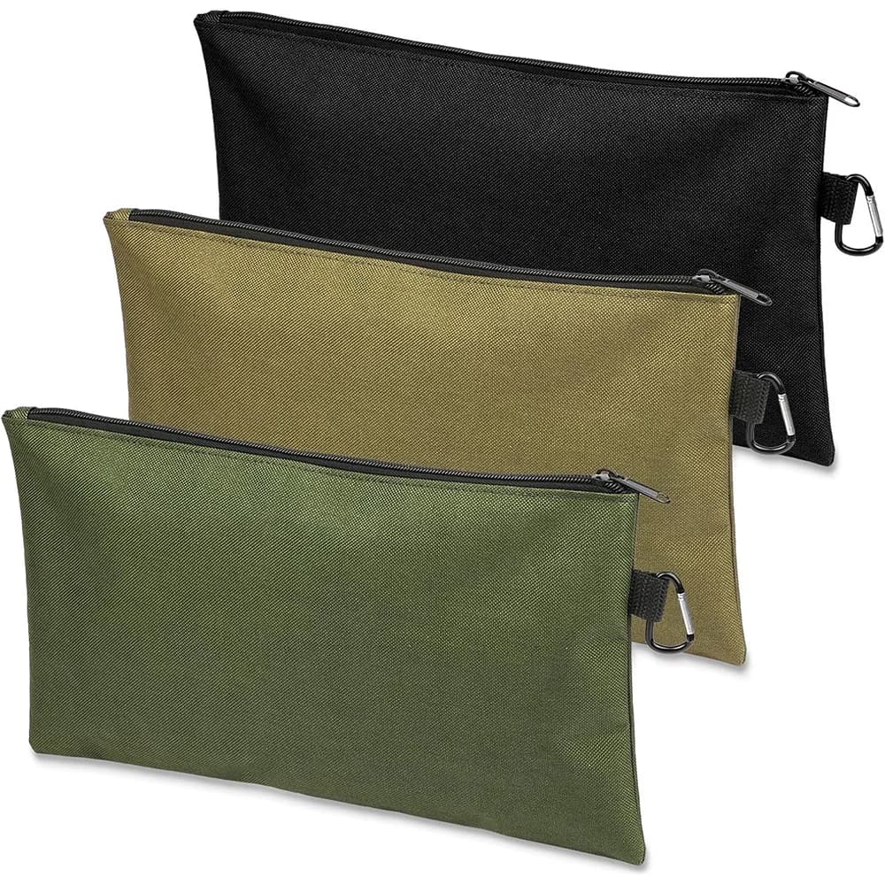 Sac à outils pêche multifonction étanche avec poches zippées pour rangement camping et jardinage