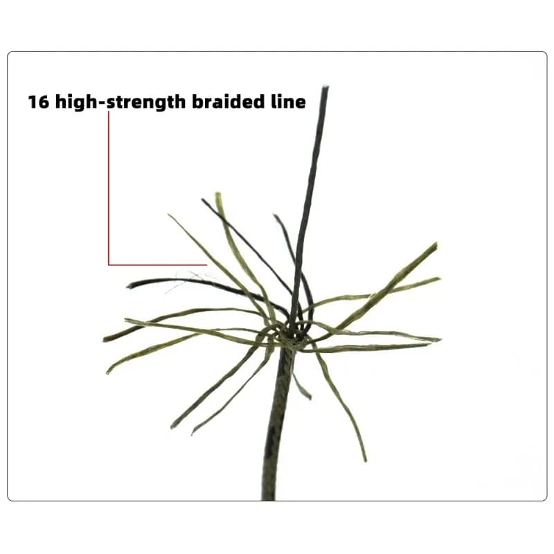 Kit pêche carpe HIRISI 3 hélices avec ligne tressée et plombée 68cm pour montage helicopter rig