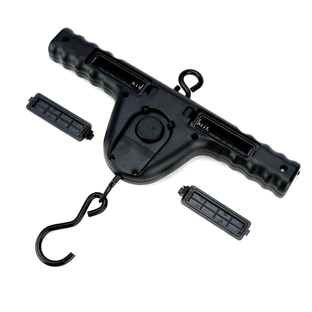 Balance numérique Hirisi 110lb/50kg pour pêche avec écran LCD rétroéclairé et accessoires barres numériques