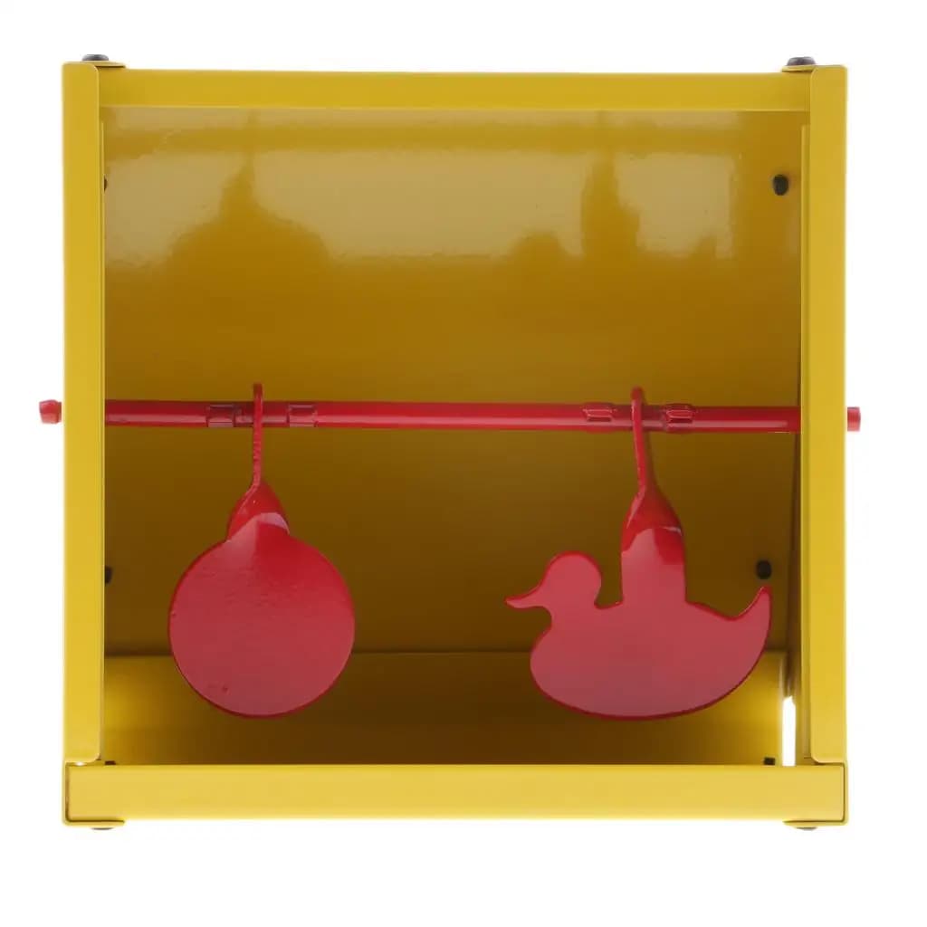 Cible métallique à réinitialisation automatique pour entraînement de tir extérieur avec pellets