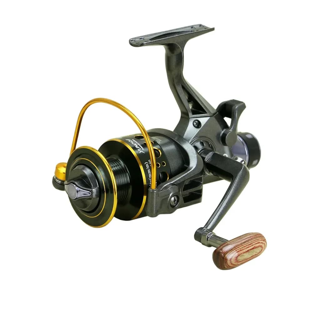 Moulinet de pêche spinning 10+1BBs 5.2:1 frein avant et arrière - Idéal pour la carpe avec drag max 10KG