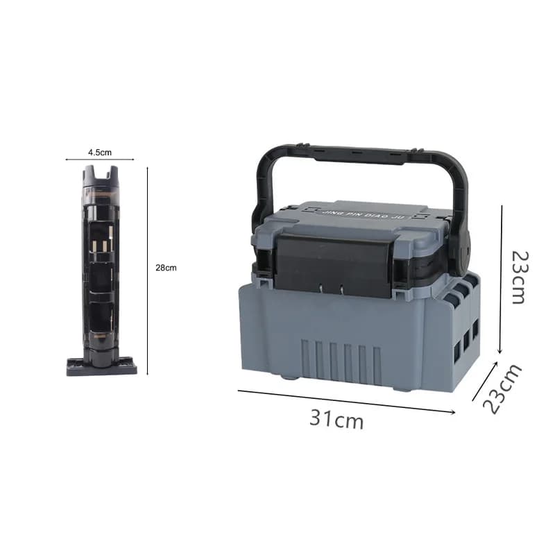 Support de canne à pêche portable et multifonction, étui rangement et accessoires pour matériel de pêche