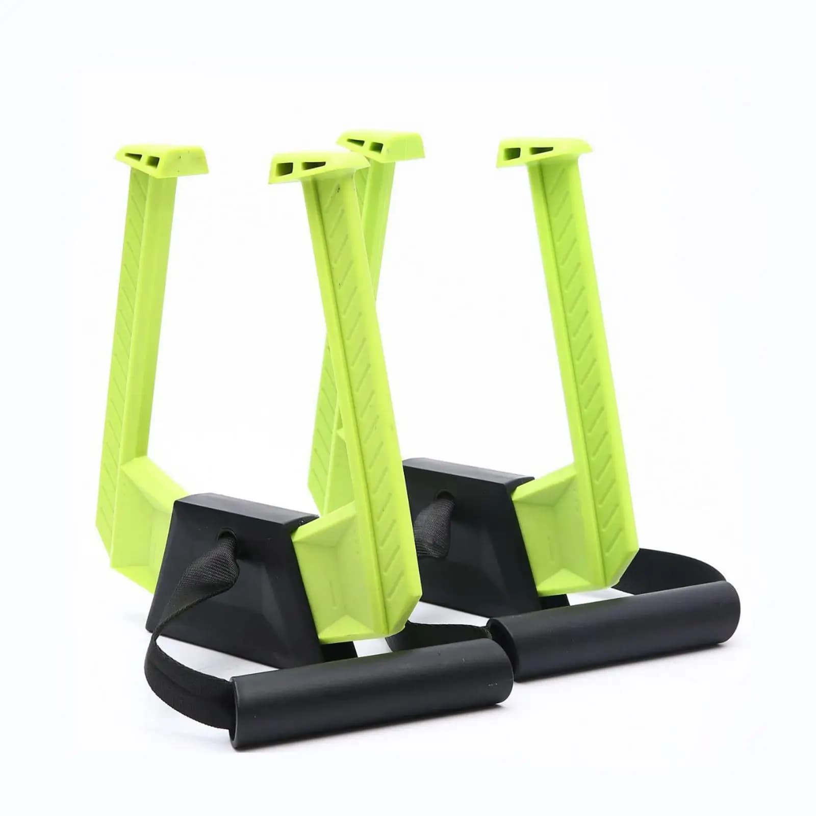 Barre de traction portable 2 pièces antidérapante ergonomique pour entraînement voyage hôtel exercice intérieur