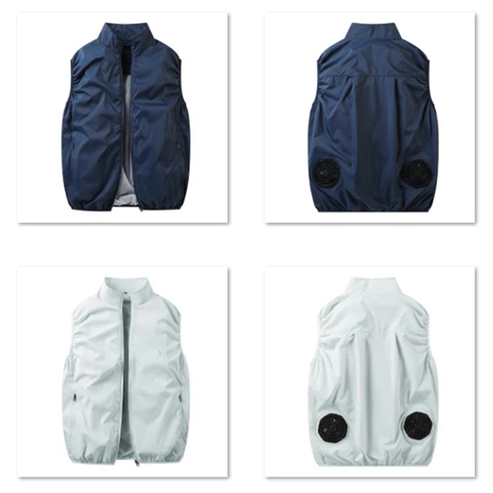 Veste Rafraîchissante 2024 avec Ventilateur Intégré pour Pêche et Randonnée par Fortes Chaleurs