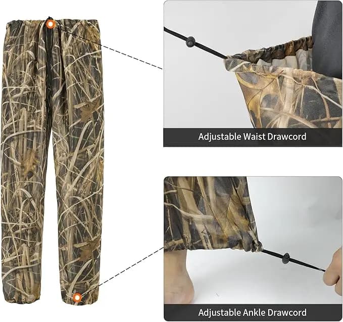 Combinaison Ghillie camouflage paille homme femme - vêtements pêche respirants équipement chasse