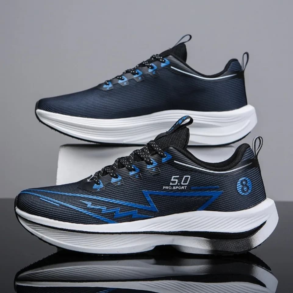 Chaussures running plaque carbone pour pêche performance - Sneakers amorti choc pêche sportive haut niveau
