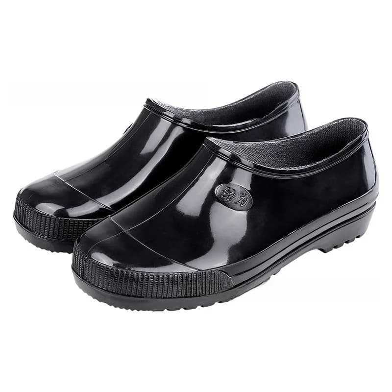 Bottes de pluie homme basse légères cuisine travail antidérapantes respirantes imperméables casual bout rond