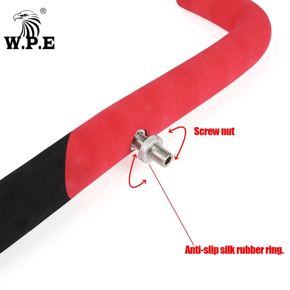 Support de canne à pêche feeder W.P.E réglable 26-60cm avec base EVA pour pêche au feeder confortable