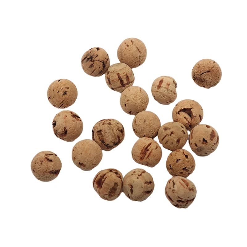 20 flotteurs liège naturel billes perles appâts carpe sans odeur - pêche flottante fond rig