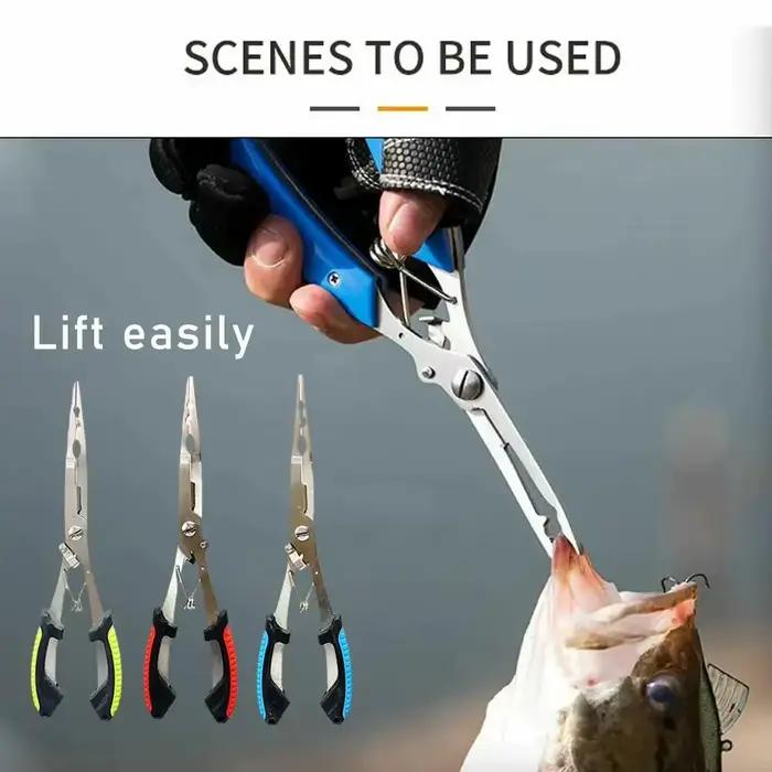 Coupe-fil ergonomique anti-dérapant et coupe-noeuds haute résistance pour pêche