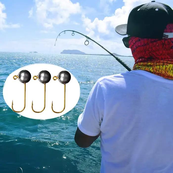 Micro têtes plombées pêche 10 pièces 1g-5g pour leurres souples et pêche glace - Hameçons miniatures