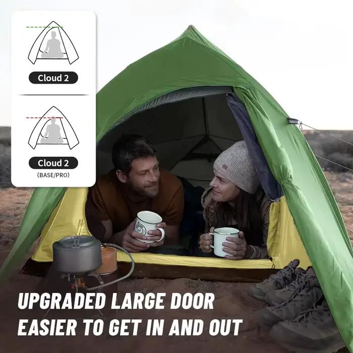 Tente Naturehike Cloud Up 2 personnes légère camping randonnée vélo pêche extérieur imperméable facile montage