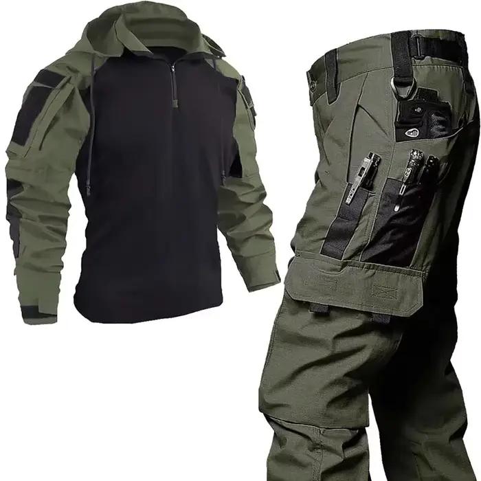 Combinaison militaire tactique homme pêche chasse - Uniforme résistant respirant camouflage durable