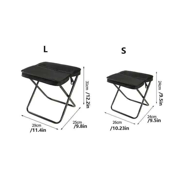 Tabouret sac à dos pliant pêche résistant - Siège portable style sac bandoulière charge forte