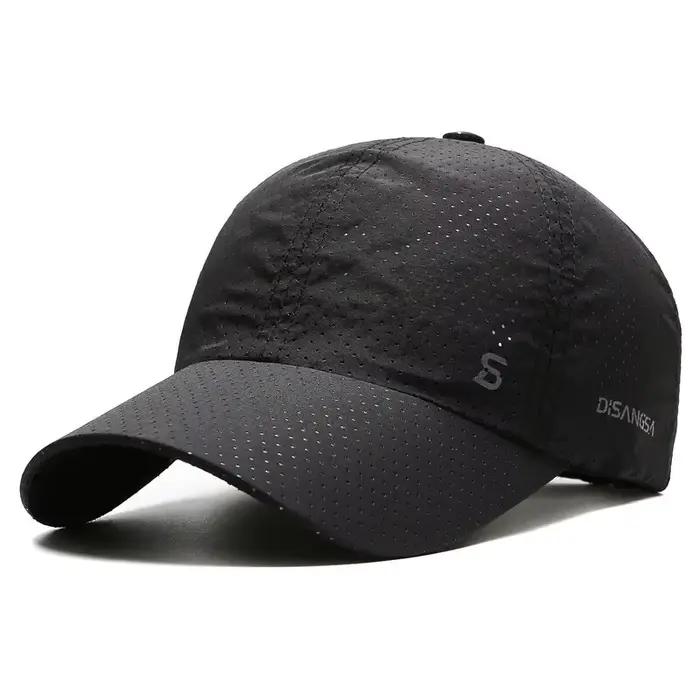 Casquette running langue canard pêche - Séchage rapide respirante été pêche sportive homme
