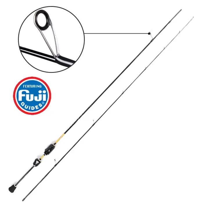 Canne ultralégère Mifine MOTRAL DRAW XUL 30T carbone Fuji pour truite avec leurres 0.3-1.5g