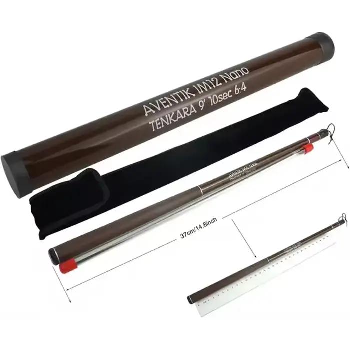 Canne Tenkara mini 9ft-13ft Aventik ultra légère slim avec tube carbone pêche japonaise traditionnelle