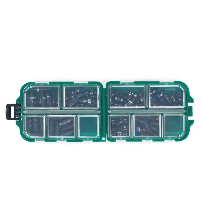 Set de plombs de pêche DNDYUJU 25 à 130 plombs 1.5g à 5.0g avec règle et