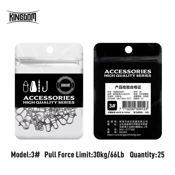 Kingdom 25 attaches D acier inoxydable ultra-résistantes - Accessoires leurres pêche sportive